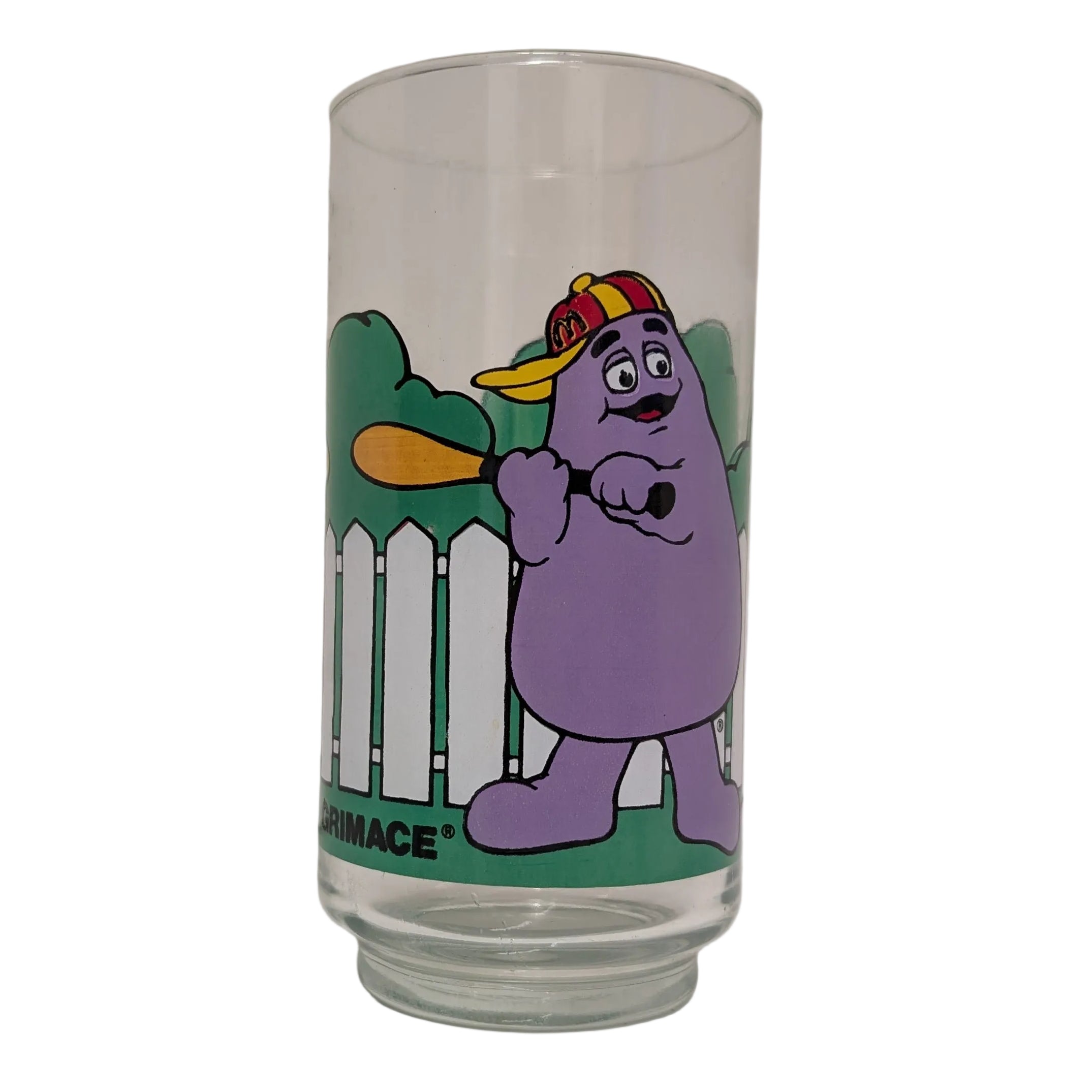 Vintage McDonald's Grimace Collector Glass