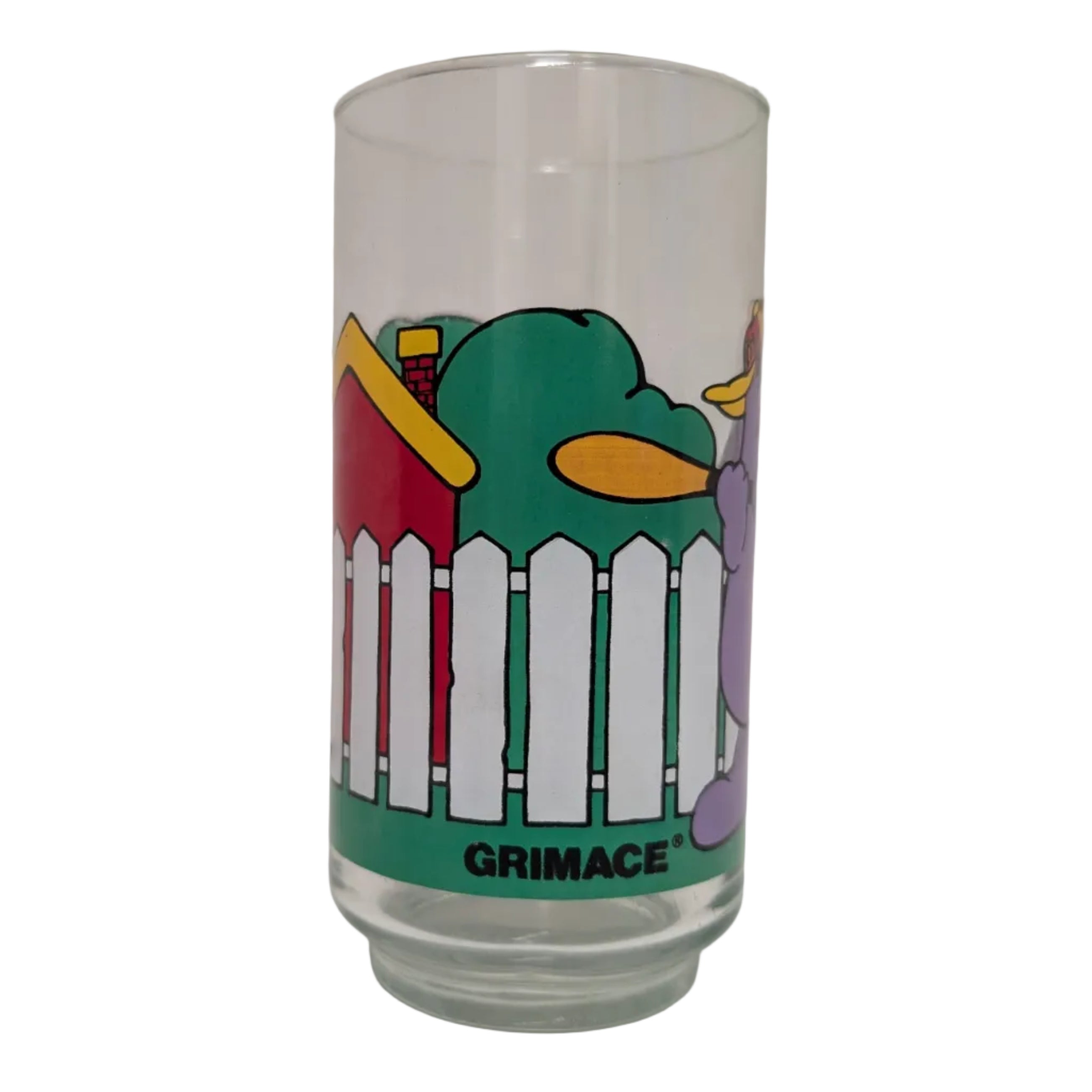 Vintage McDonald's Grimace Collector Glass