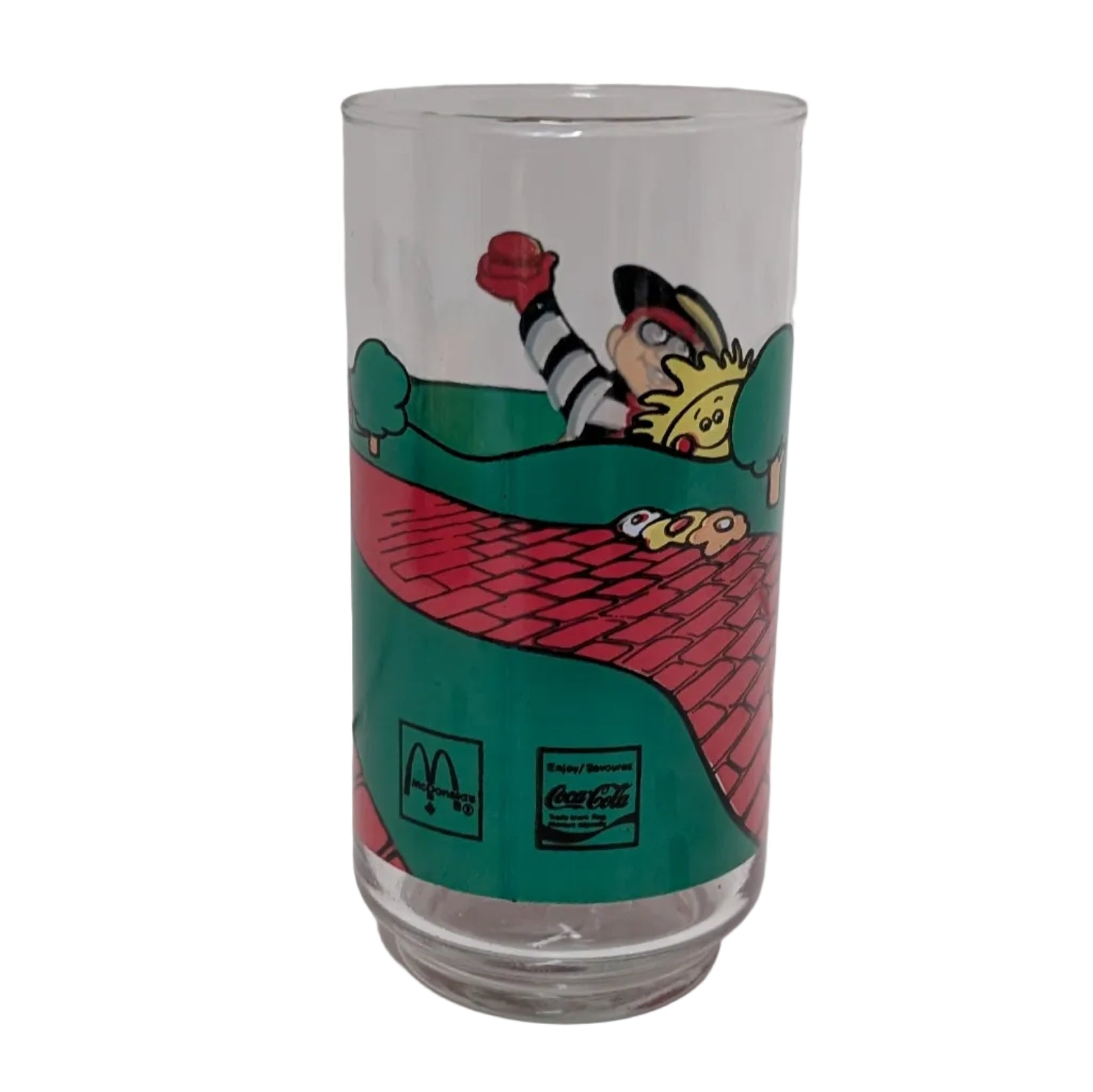 Vintage McDonald's Hamburglar Glass Tumbler