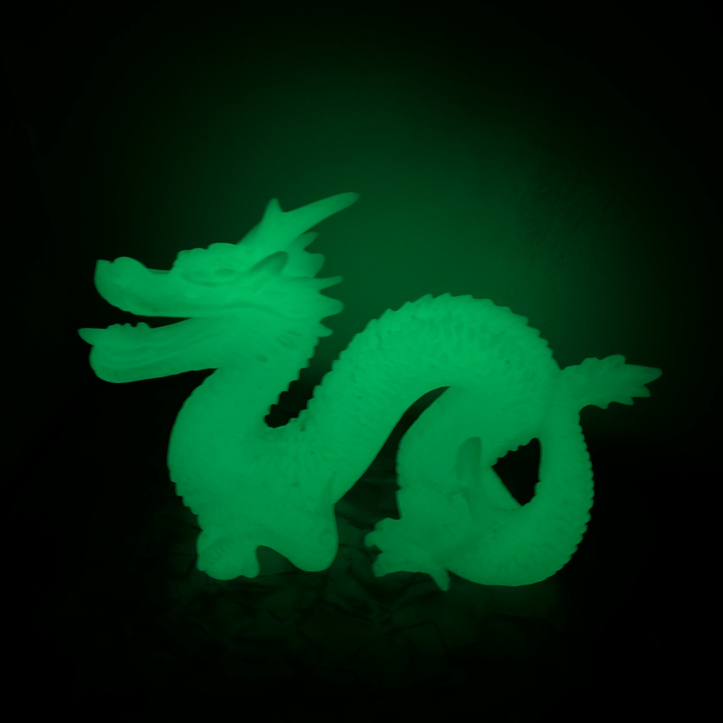 Vintage Medieval Legends Glow in the Dark Dragon