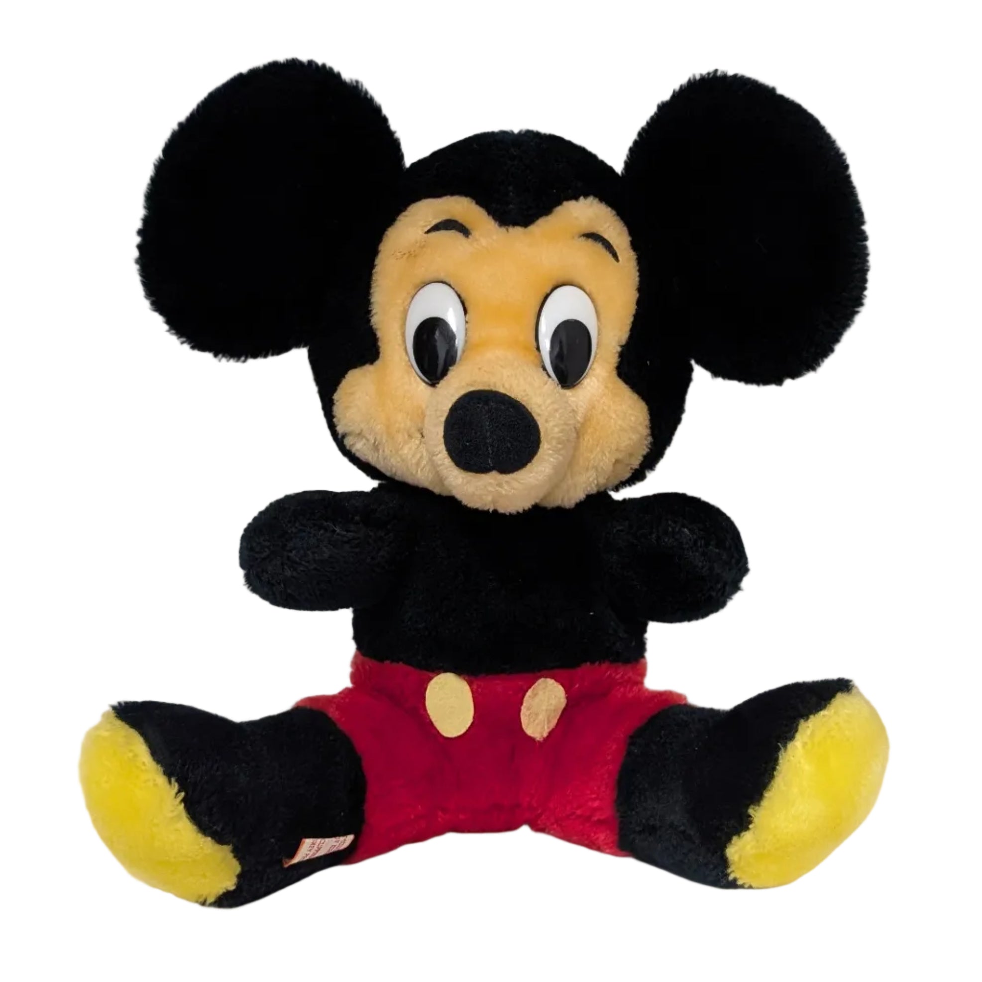 Vintage Mickey Mouse & Pluto Stuffed Toy Pair