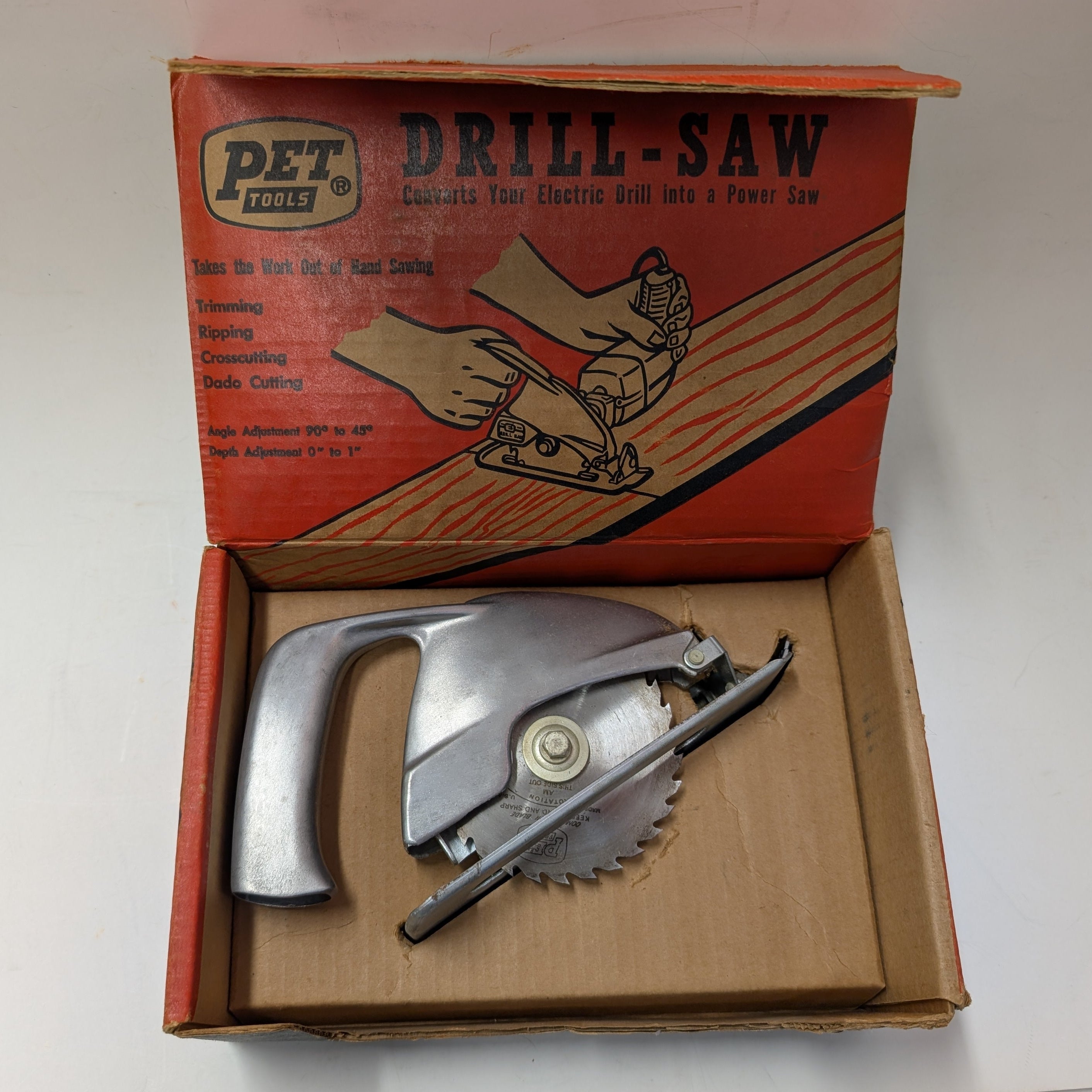 Vintage PET Tools Drill-Saw Attachment