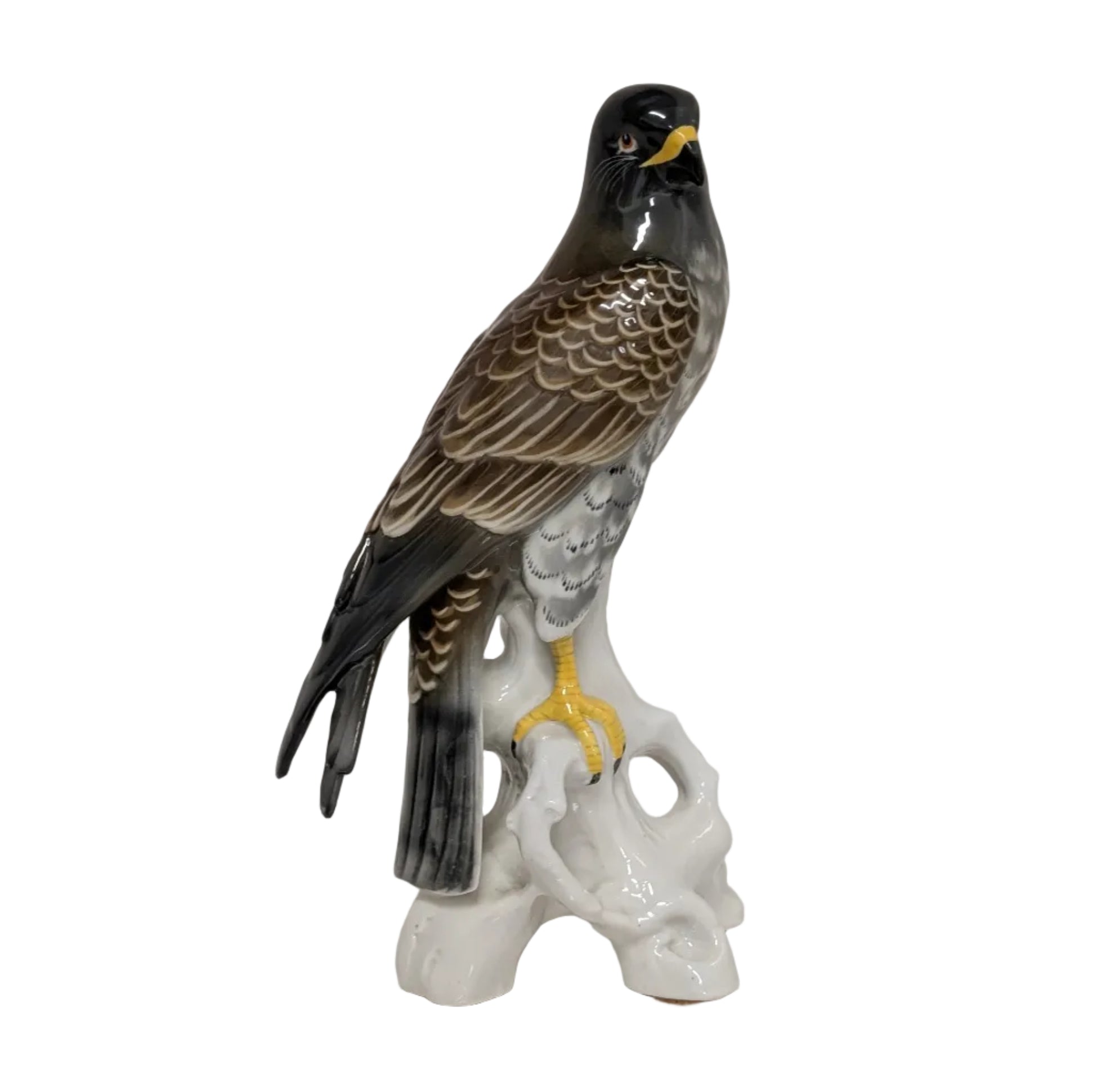 Vintage Peregrine Falcon Porcelain Figurine