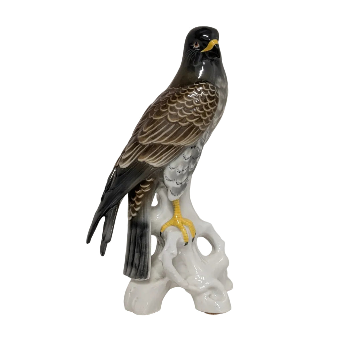 Vintage Peregrine Falcon Porcelain Figurine