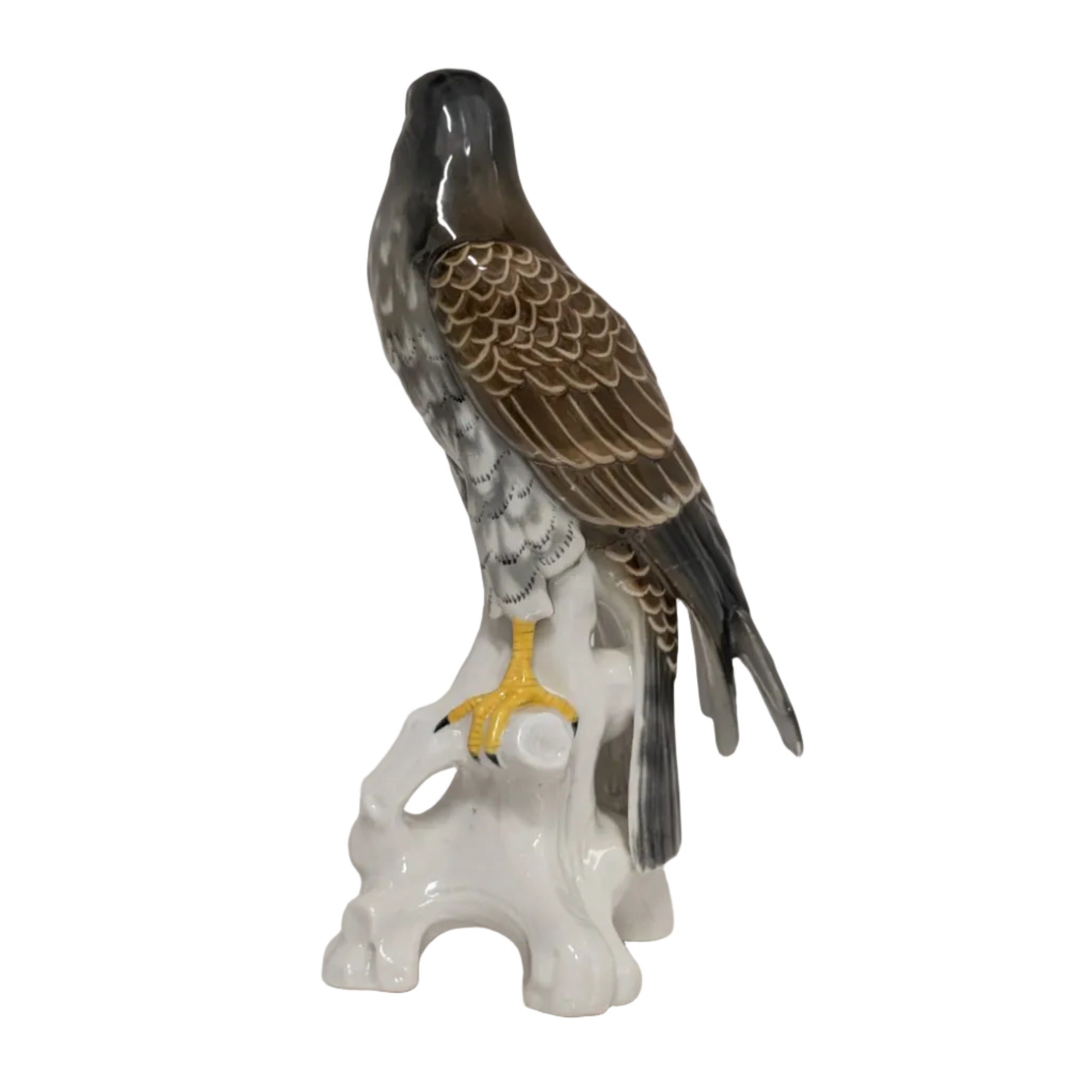 Vintage Peregrine Falcon Porcelain Figurine