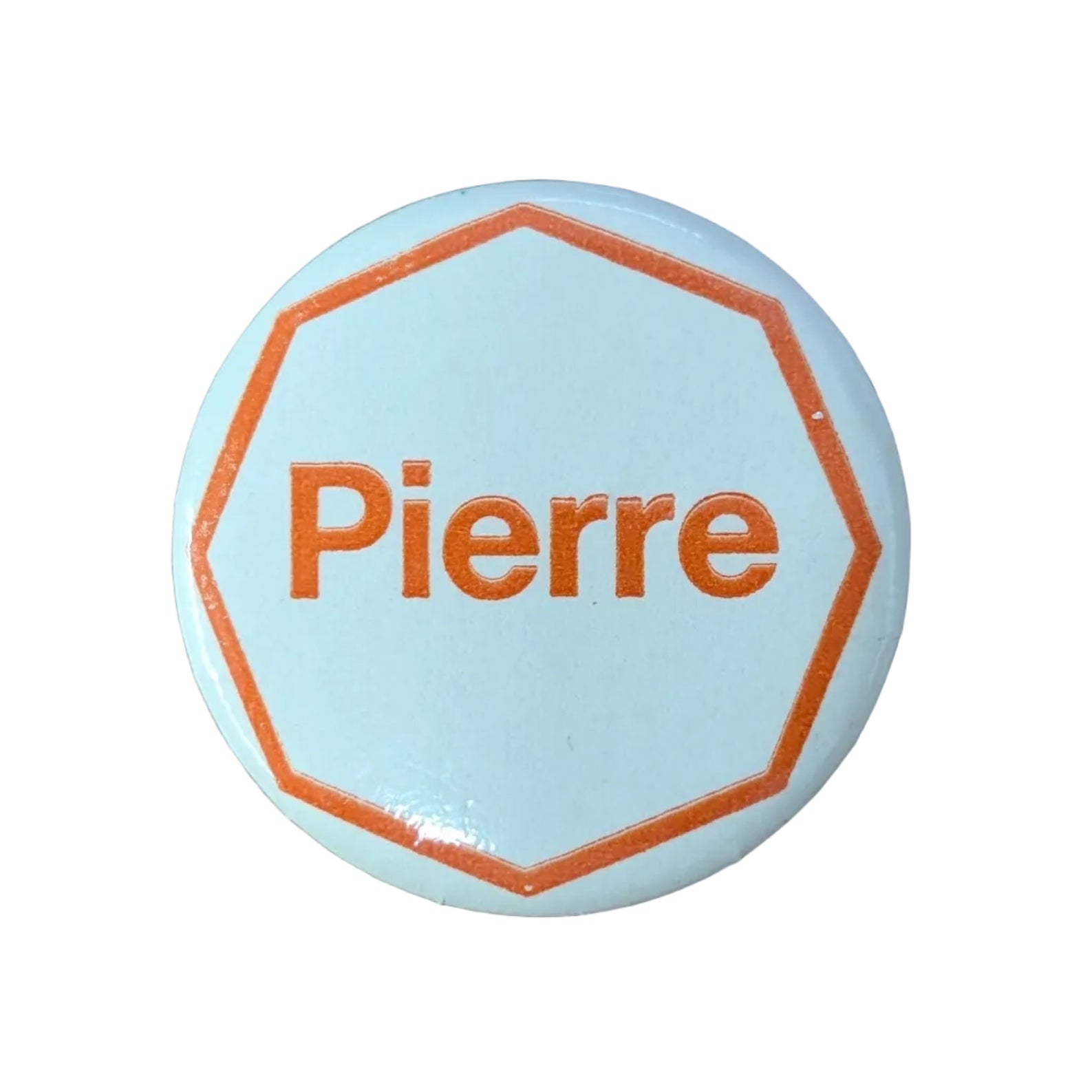 Vintage "Pierre" Pinback Button