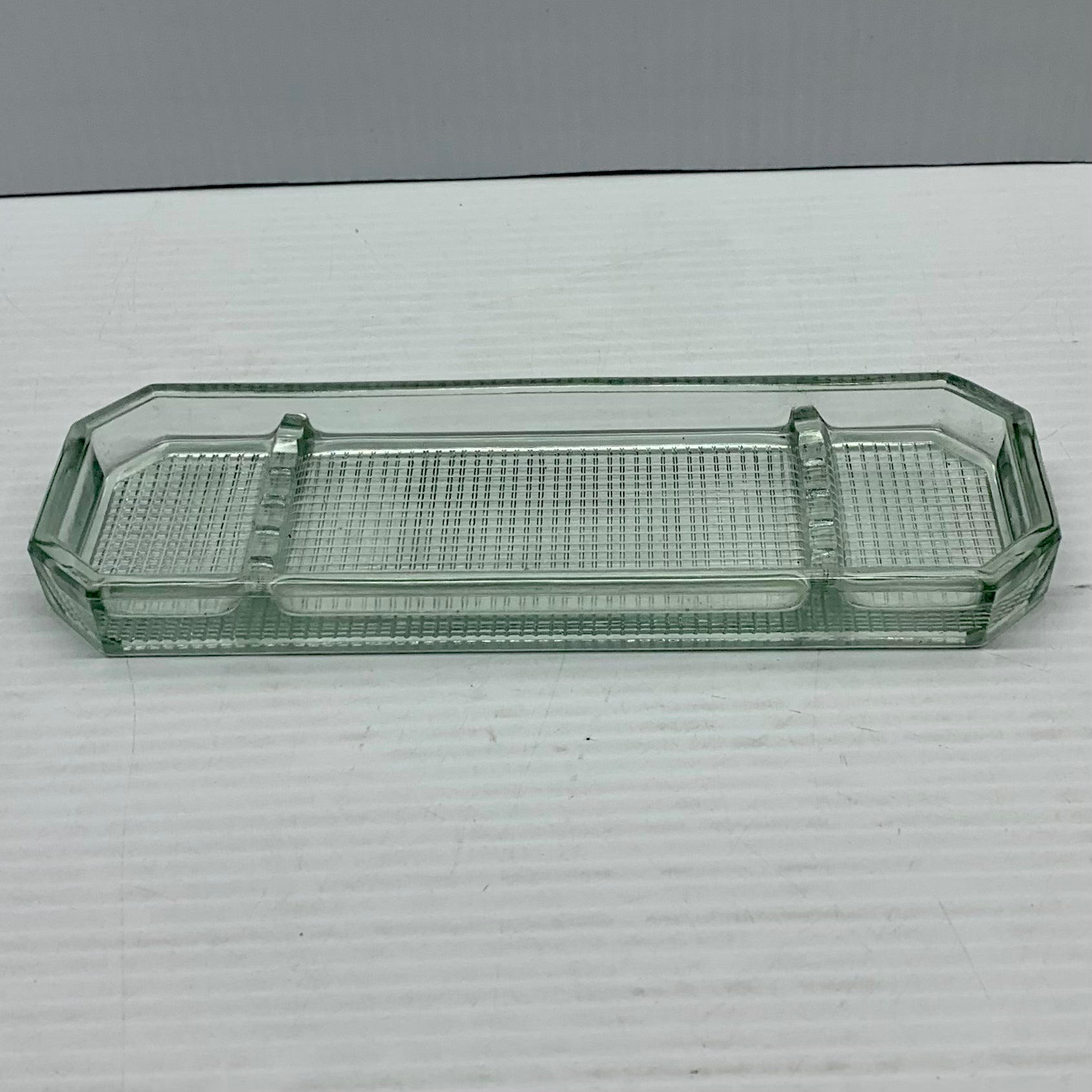 Vintage Pressed Glass Desk Tray