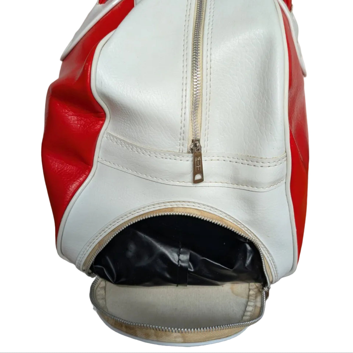 Vintage Puma Faux Leather Duffle/Gym Bag