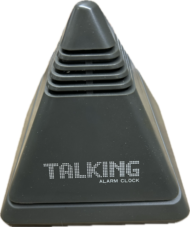 Vintage Pyramid Talking Clock