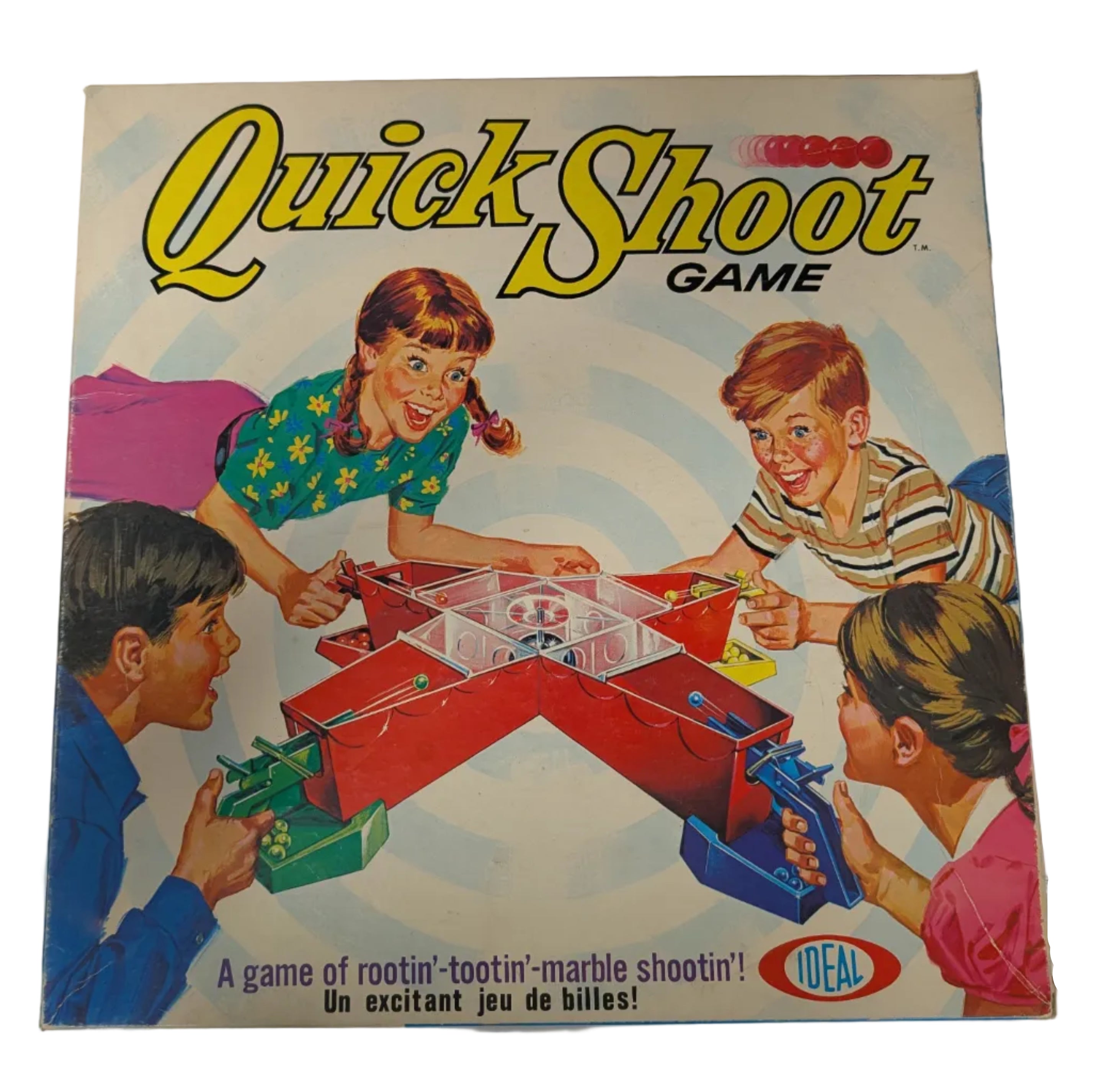 Vintage Quick Shoot Marble Game - As Is (2 players)
