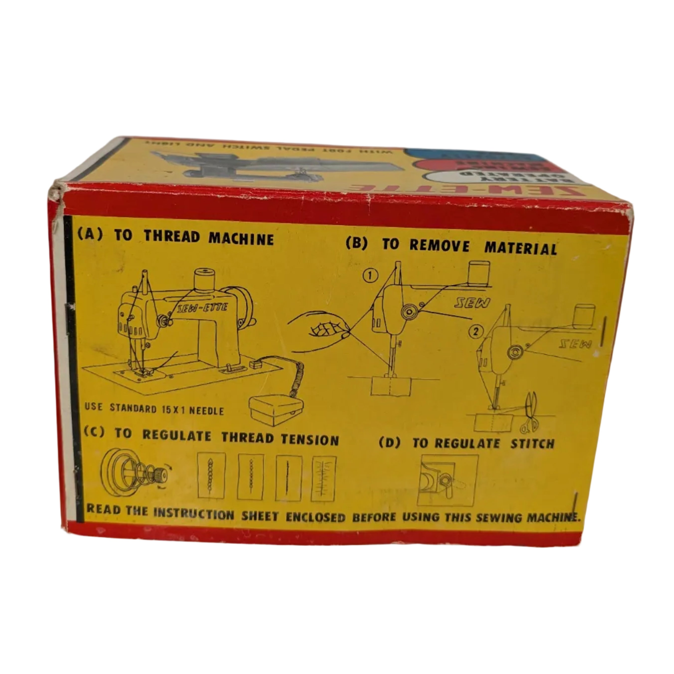 Vintage Sew-Ette Toy Sewing Machine