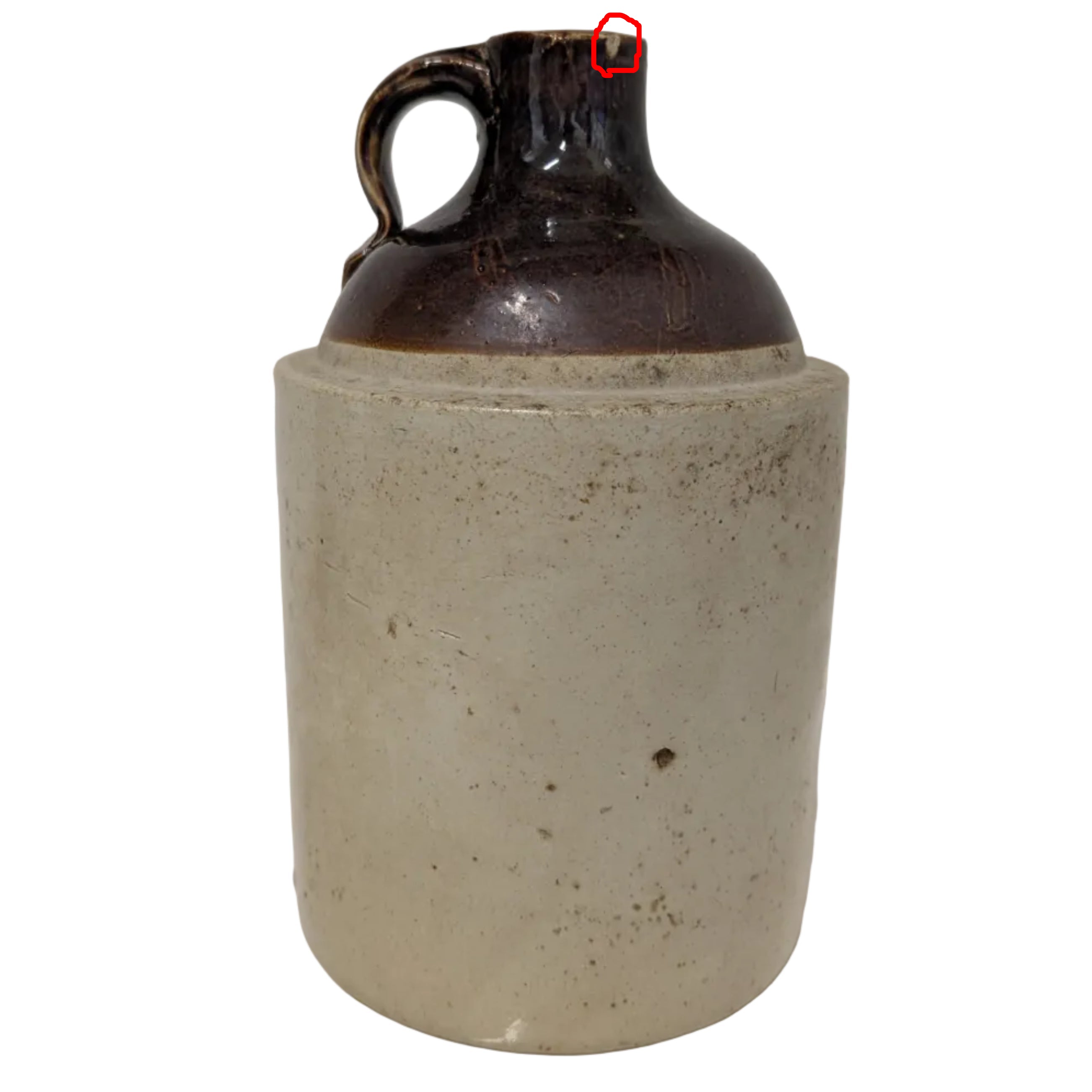 Vintage Stoneware Small Whiskey Jug