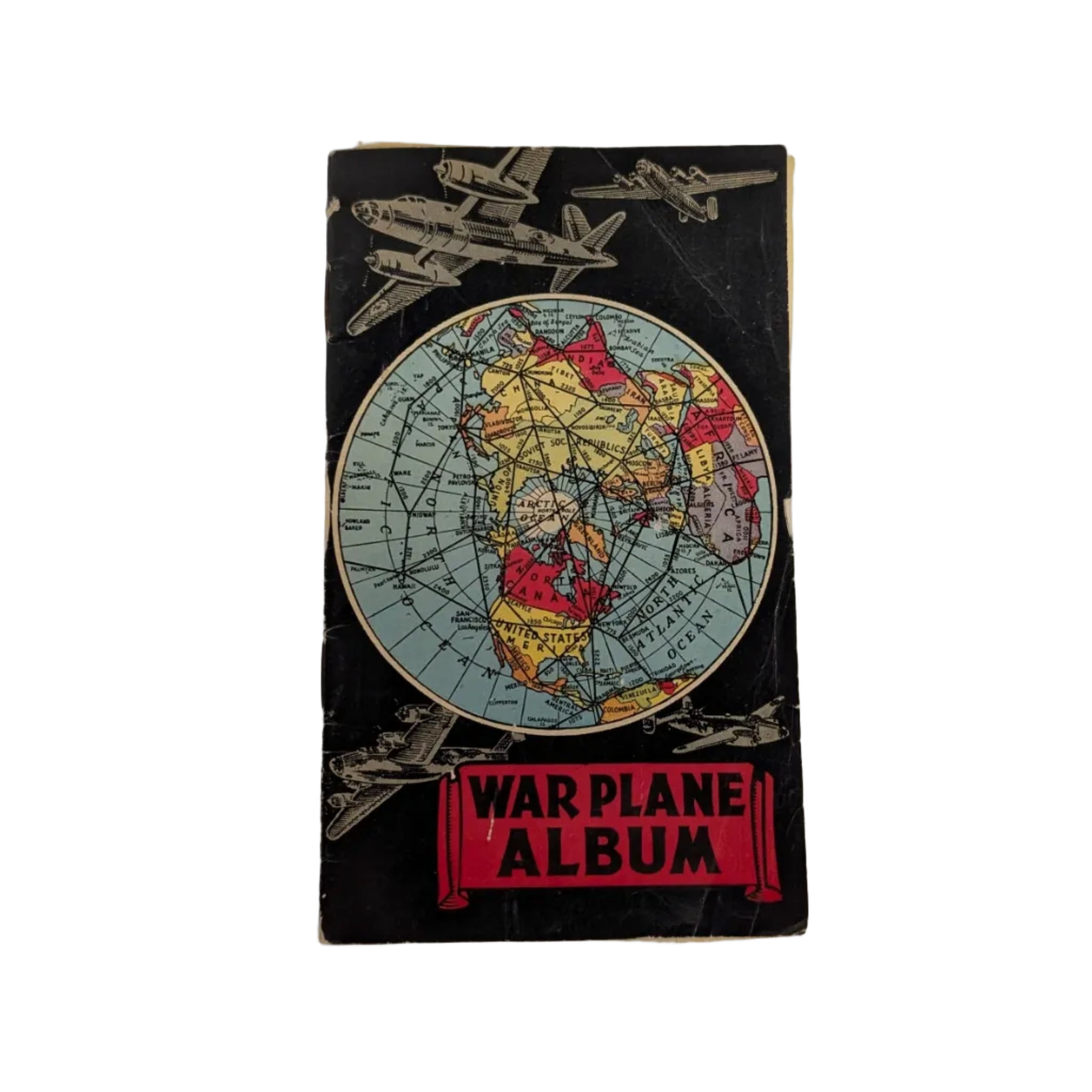 Vintage Sunny Boy Cereal War Plane Stamp Album