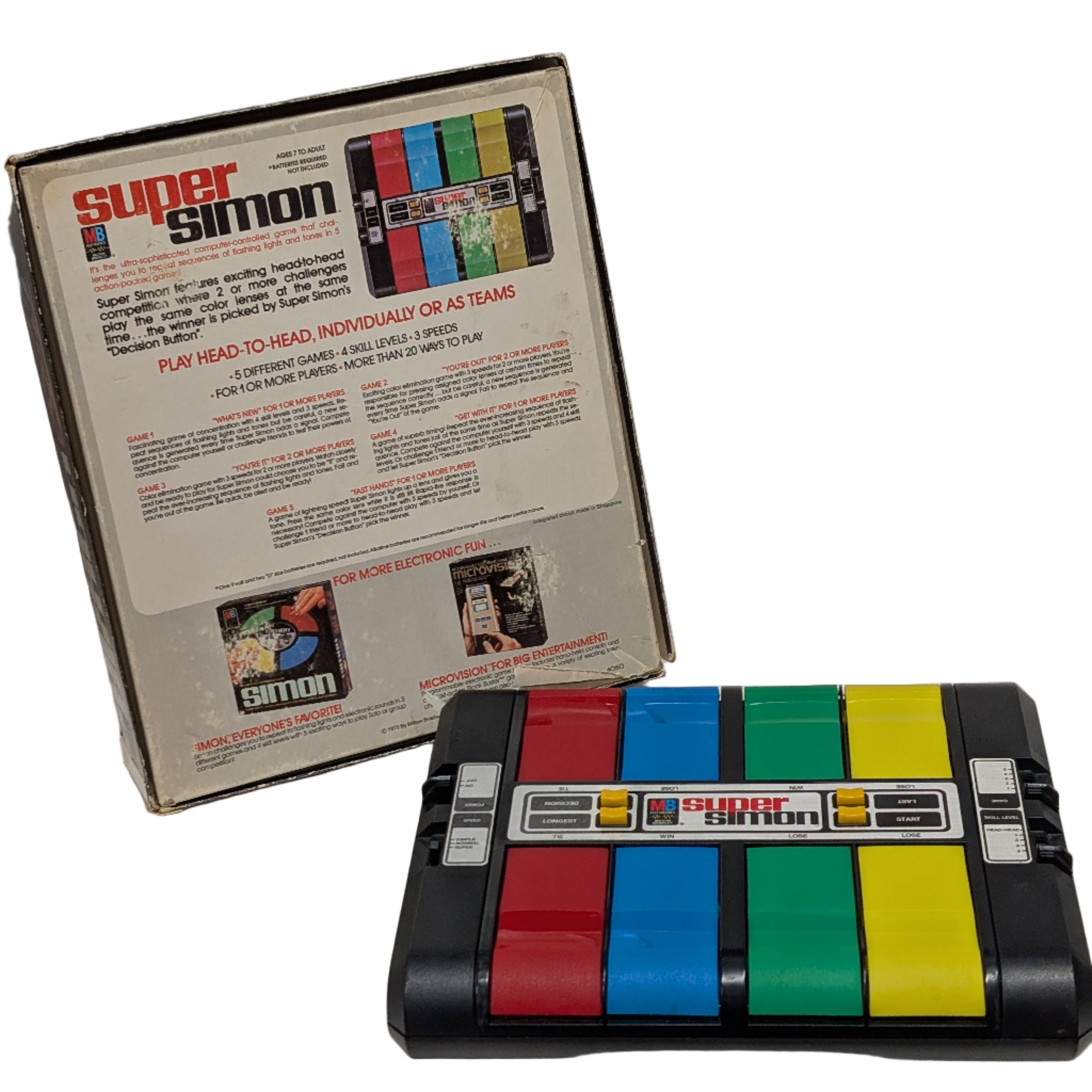 Vintage Super Simon Game by MB Electronics