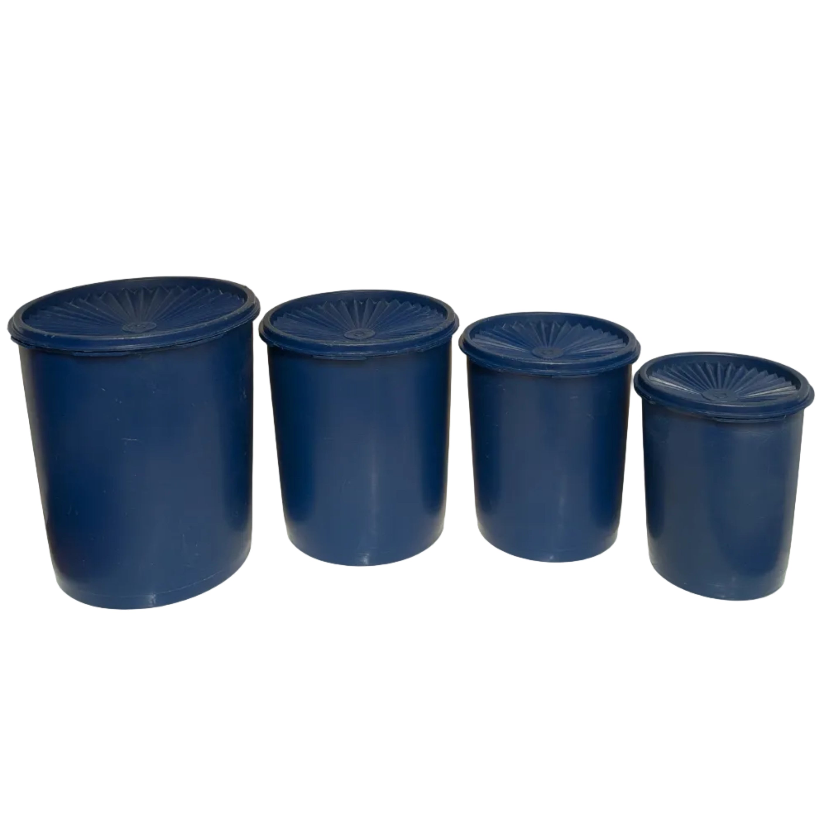 Vintage Tupperware Stacking Canister Set of 4