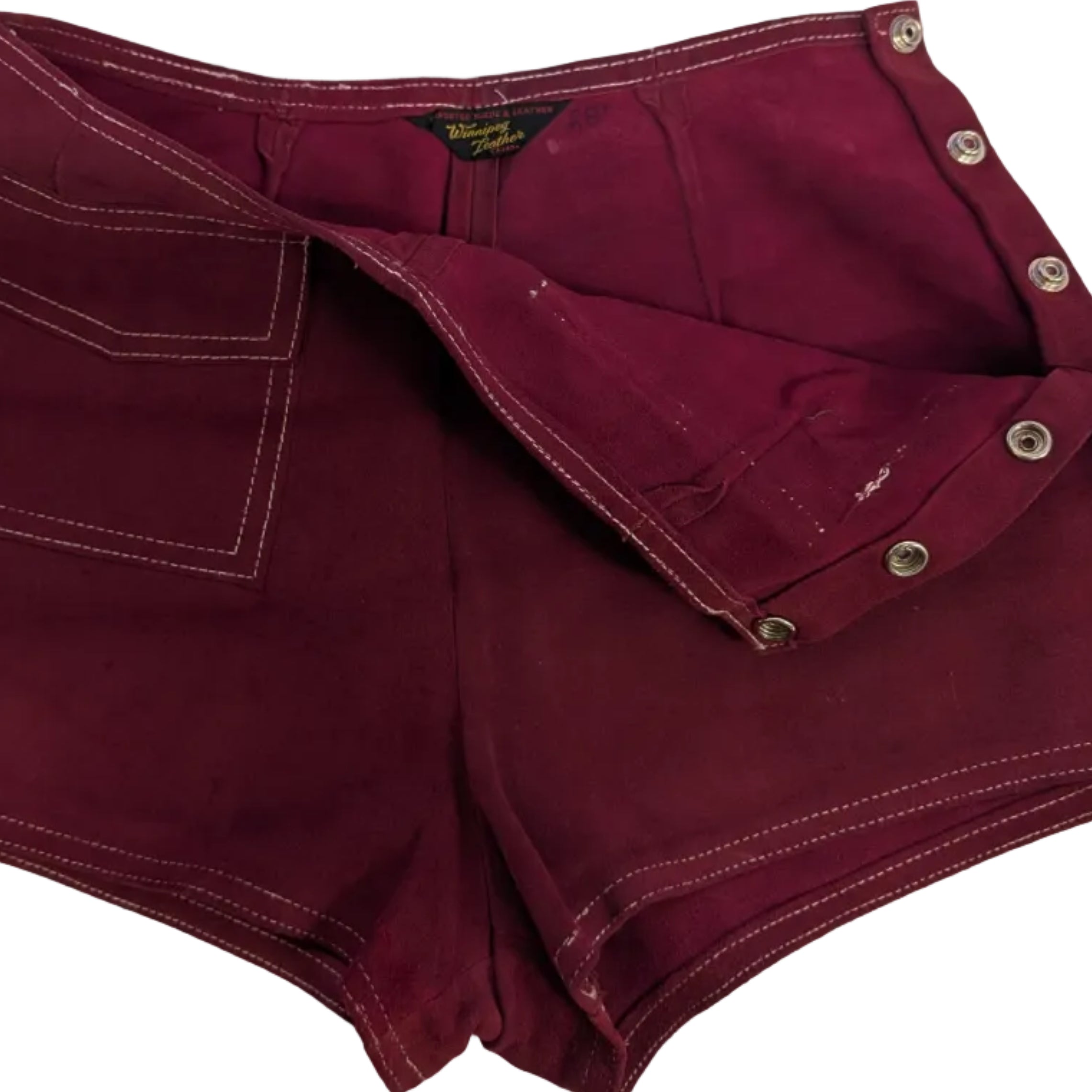 Vintage Women's Winnipeg Leather Suede Shorts