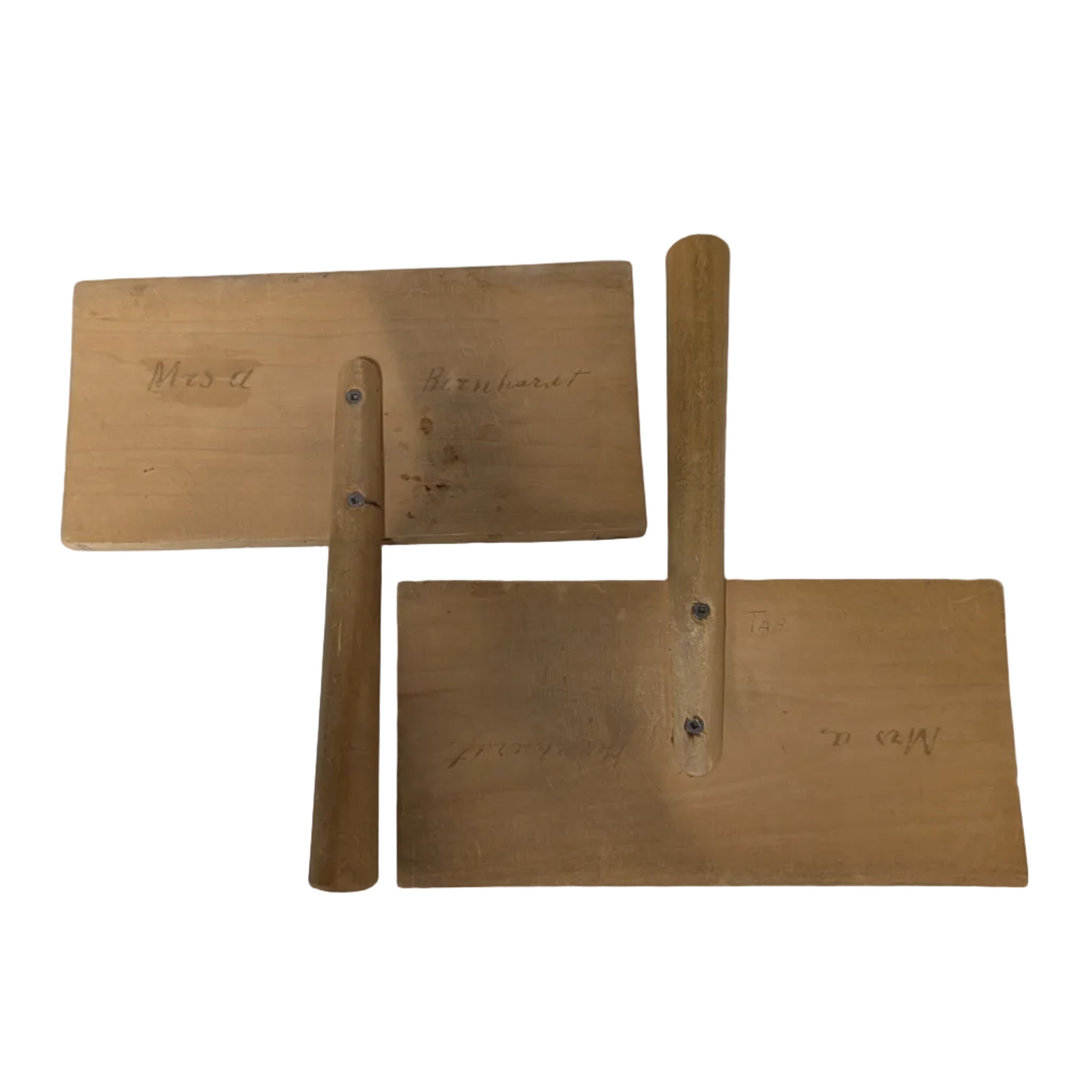 Vintage Wooden Wool Carders