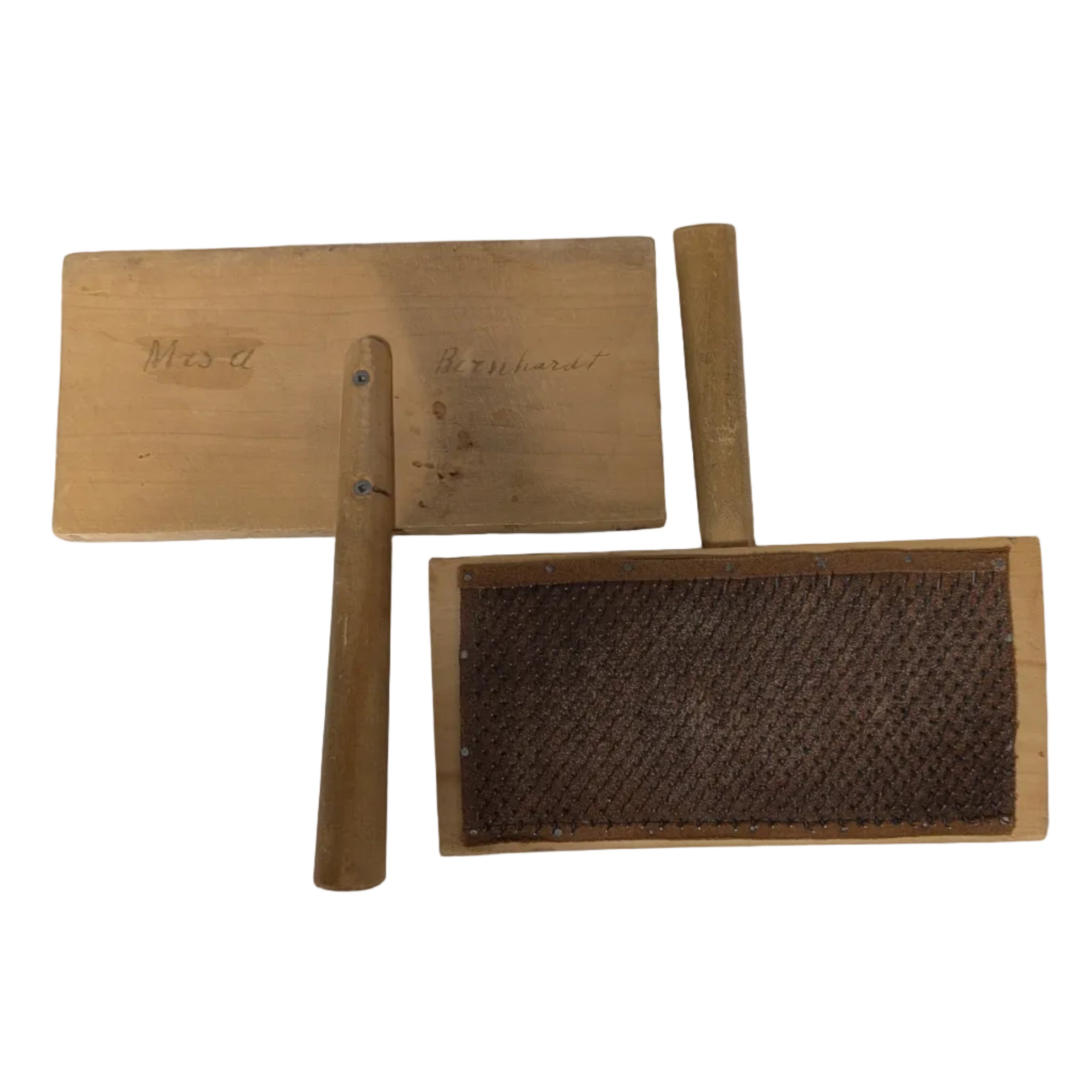 Vintage Wooden Wool Carders
