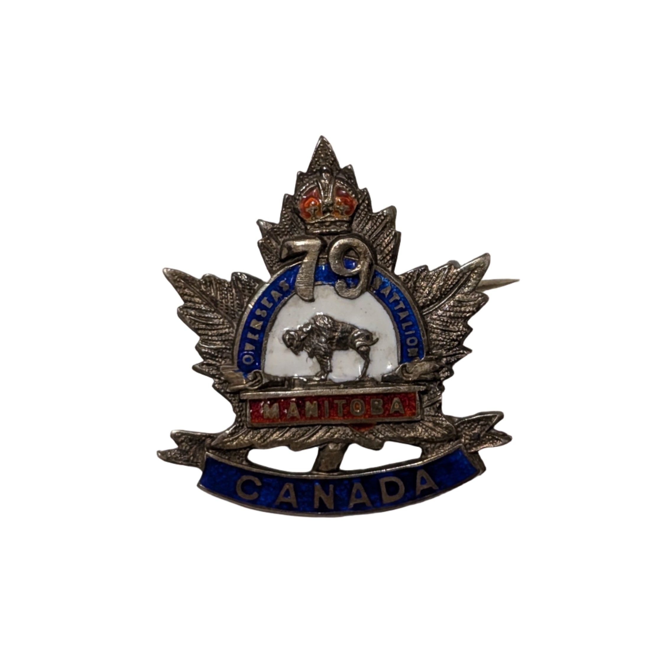 WWI 79th Manitoba Overseas Battalion Sweetheart Pin