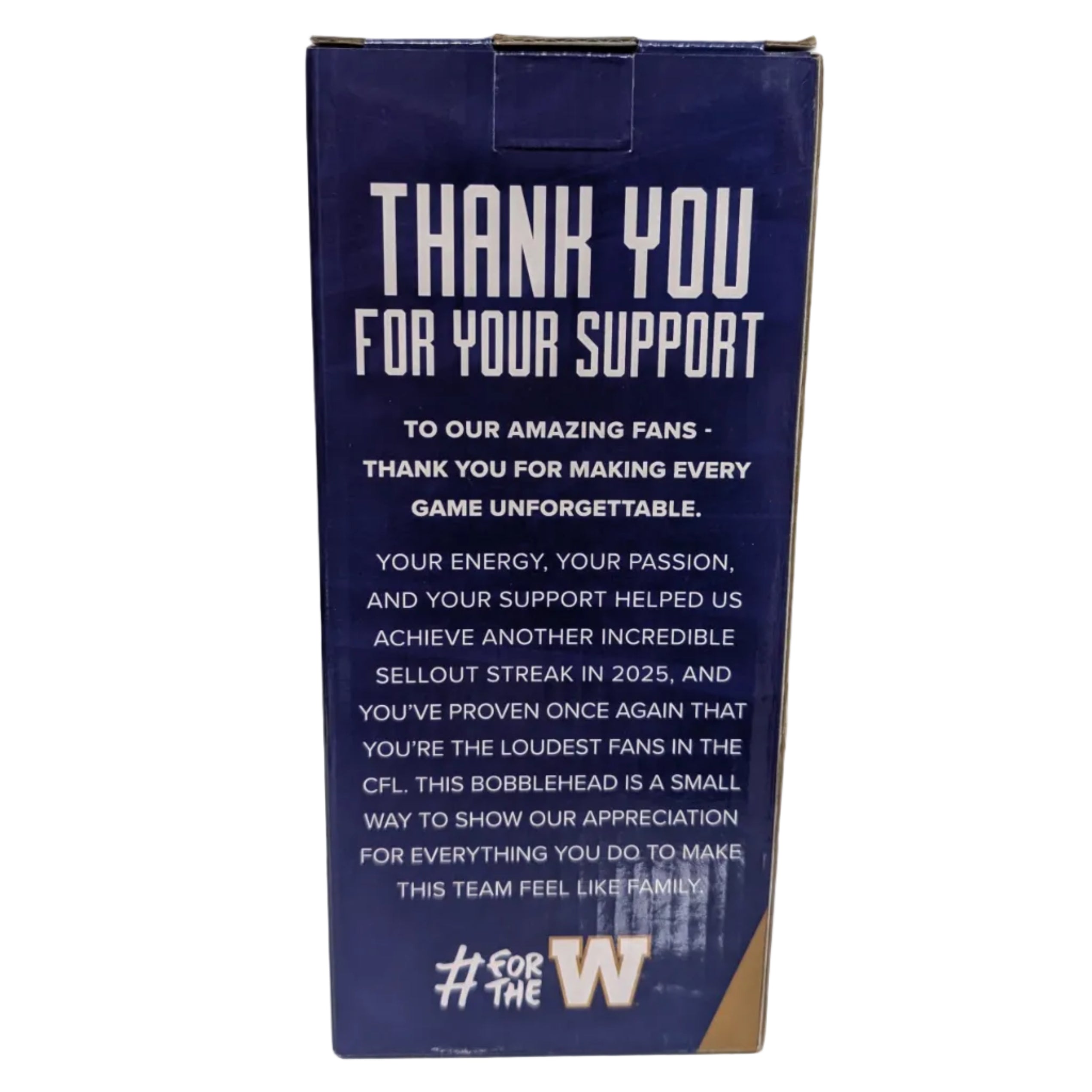 Winnipeg Blue Bombers Ontaria Wilson #80 Bobblehead