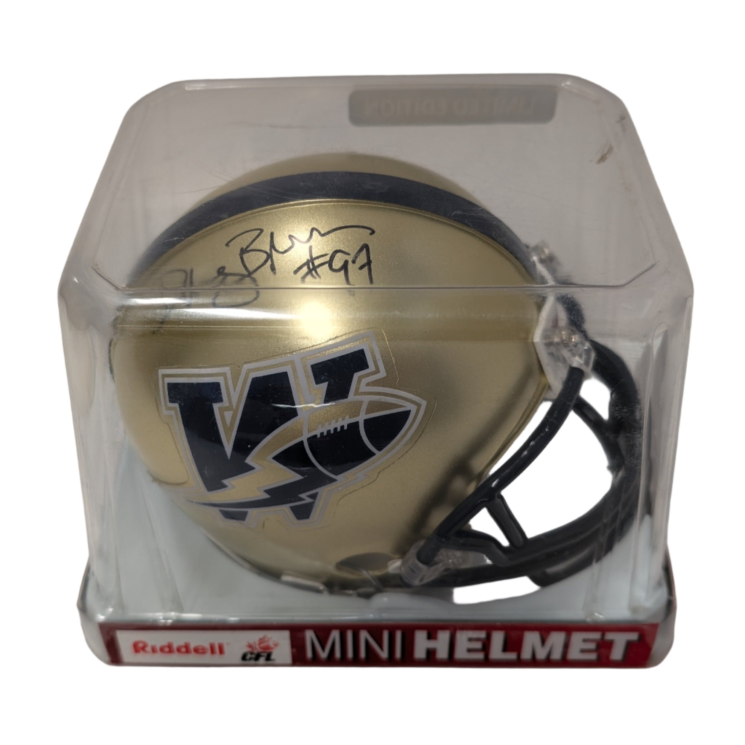 Winnipeg Blue Bombers Riddell Mini Helmet