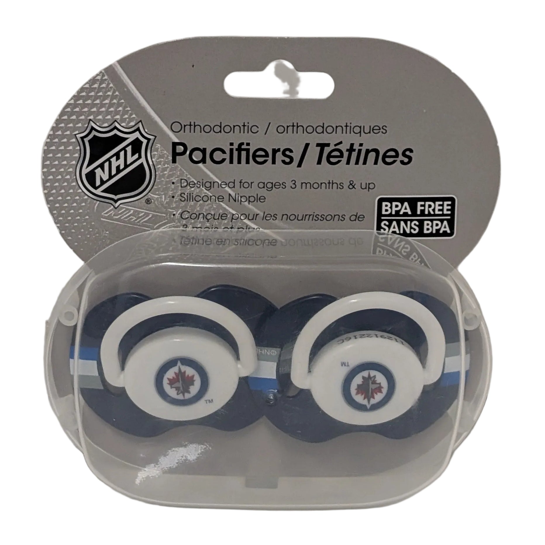 Winnipeg Jets Pacifier 2 Pack - New