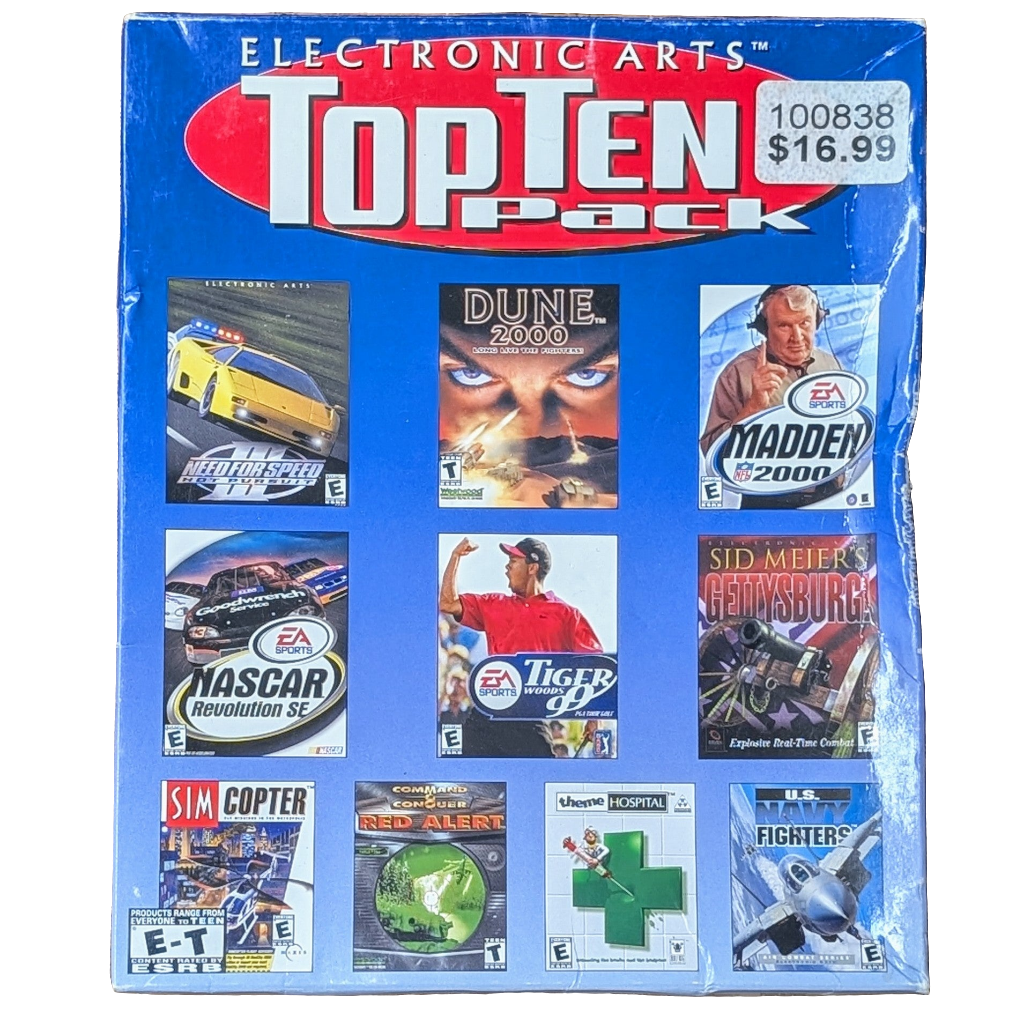 International Computer Game Collection Electronic Arts Top 10 Pack - Classic PC Games Collection (New/Sealed ...