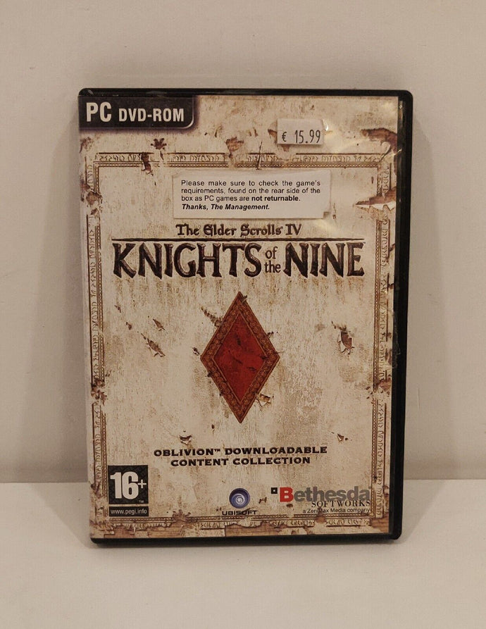 PC Game: Elders Scrolls IV Knights of the Nine