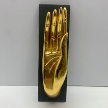 Load image into Gallery viewer, Gold Hand Wall Ornament
