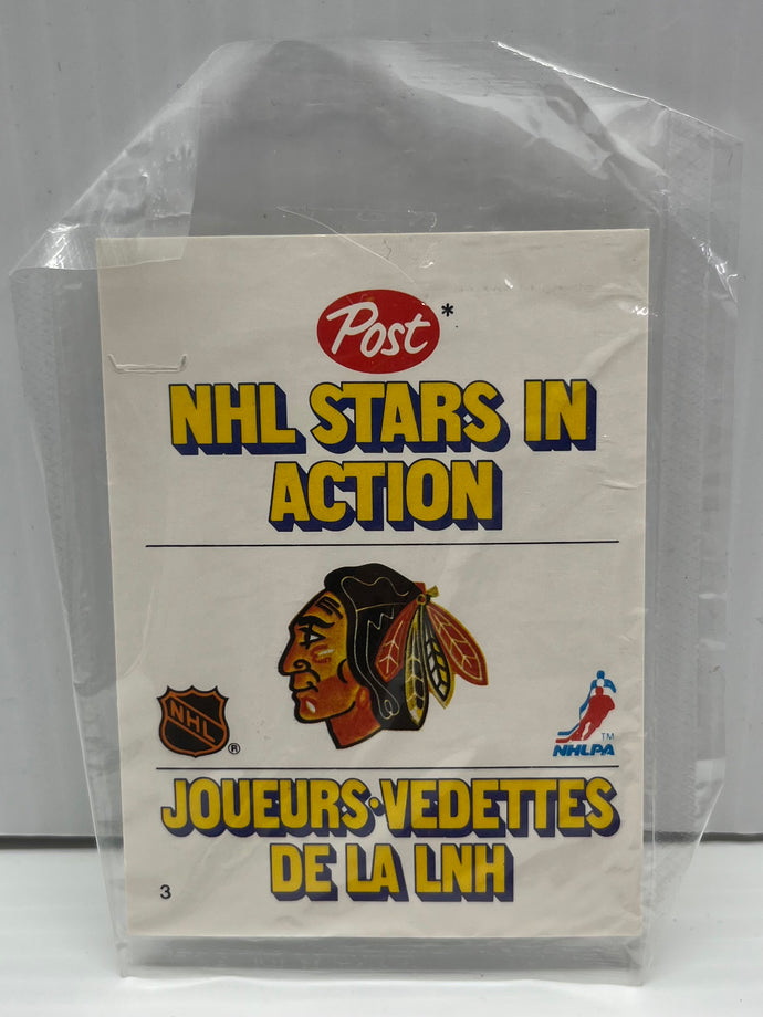 1981 Post NHL Stars In Action Pop-up Card