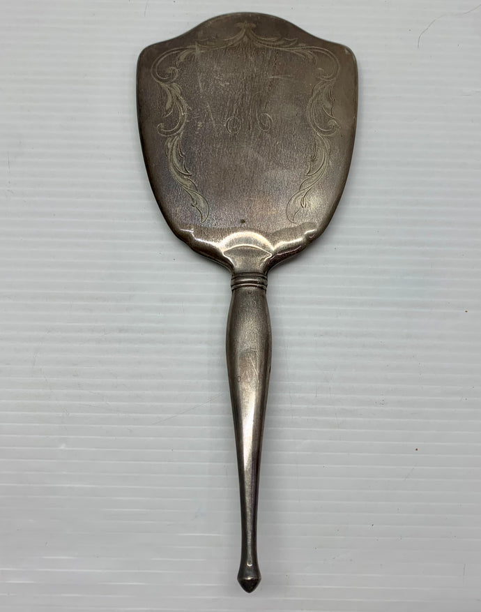 Vintage Sterling Silver Hand Held Mirror