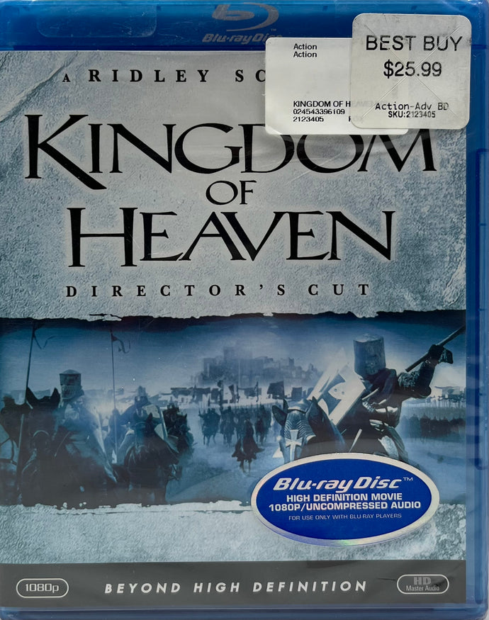 Kingdom Of Heaven (Director’s Cut) [Blu-ray] [New/Sealed]