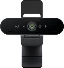 Charger l&#39;image dans la galerie, Webcam Logitech Brio 4K Pro, appels vidéo Ultra 4K HD, micro antibruit, correction automatique de la lumière HD, large champ de vision, fonctionne avec Microsoft Teams, Zoom, Google Voice, PC/Mac/ordinateur portable/Macbook/tablette
