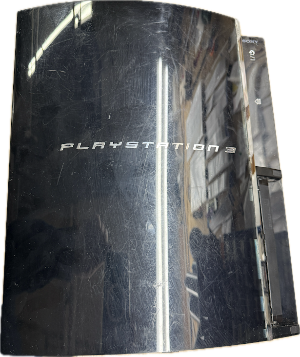 Sony PlayStation 3 PS3 Fat CECHG01 Black Console PARTS OR REPAIR ONLY ...