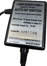 Load image into Gallery viewer, SONY Automatic RF RFU TV Switch + AV Audio Video input for PlayStation 1 PS1
