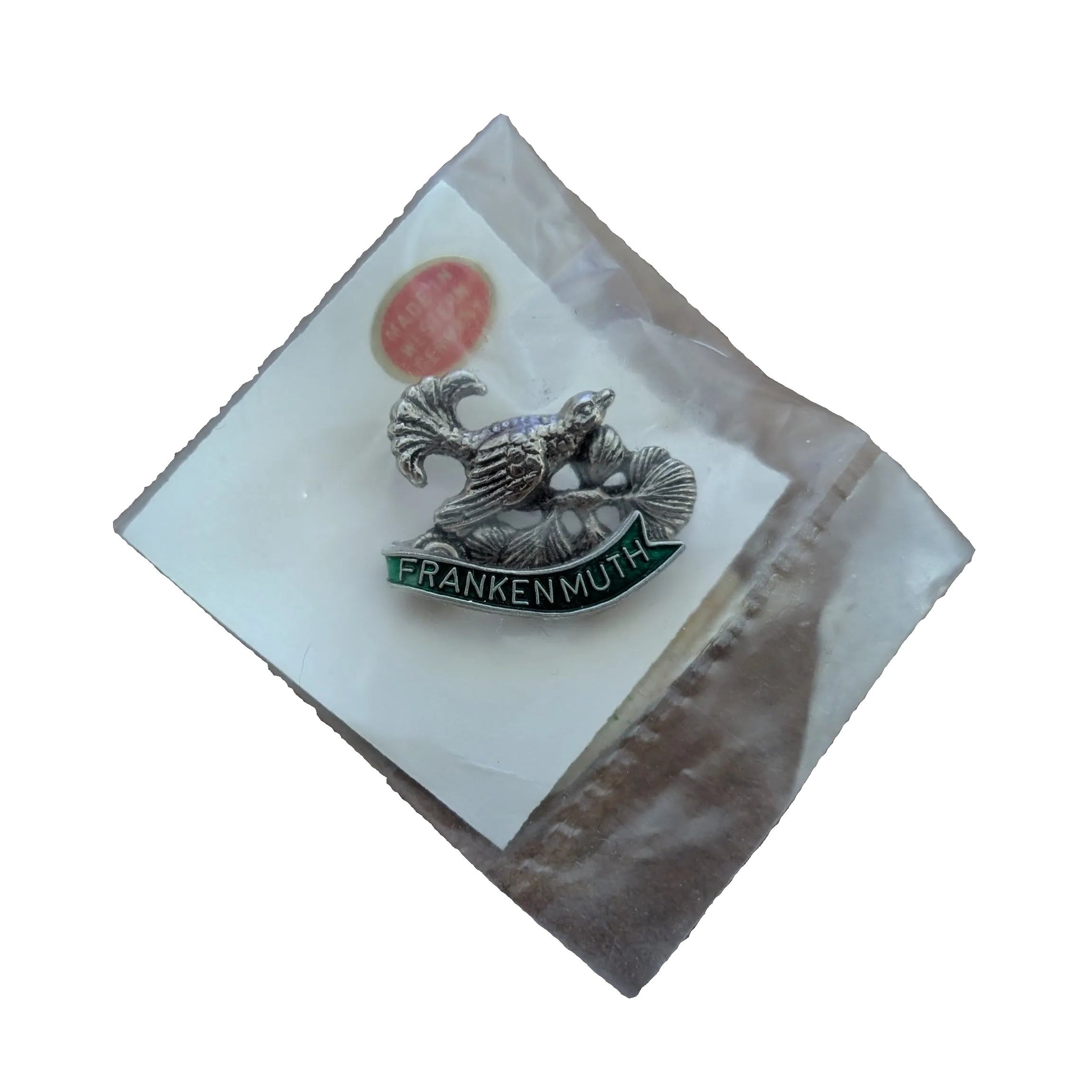 vintage frankenmuth western germany pin in bag