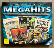 Load image into Gallery viewer, 5 NEW PC Games: Millennium Megahits: Civilization II, Duke Nukem 3D, Tomb Raider, Heavy Gear and Total Annihilation
