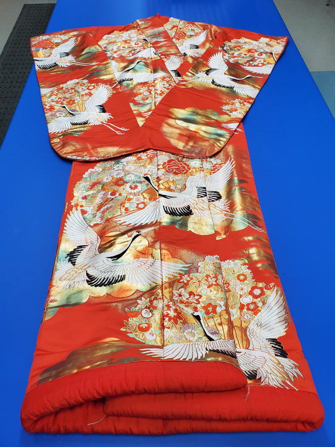 Set of 2 Uchikake Japanese Wedding Kimonos