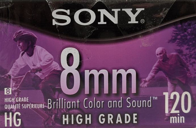 Sony 8mm 120 minute Video Tape [New/Sealed]