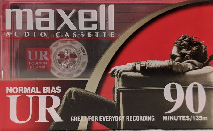 Cassette audio Maxell de 90 minutes [neuve/scellée]
