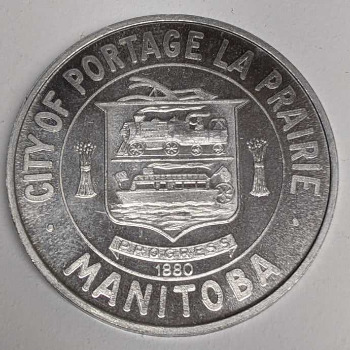 1970 Manitoba Centennial Portage la Prairie Coin