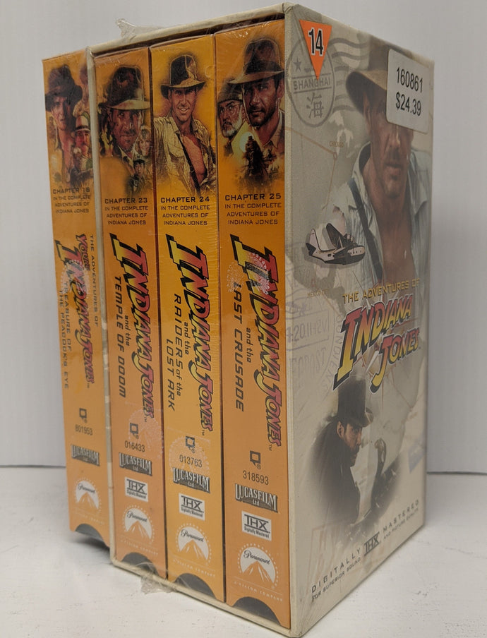 Les Aventures d'Indiana Jones Coffret VHS [Nouveau/Scellé]