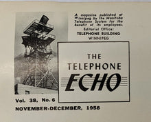Load image into Gallery viewer, The Telephone Echo - Nov/Dec 1958 - Vol. 38, No. 6
