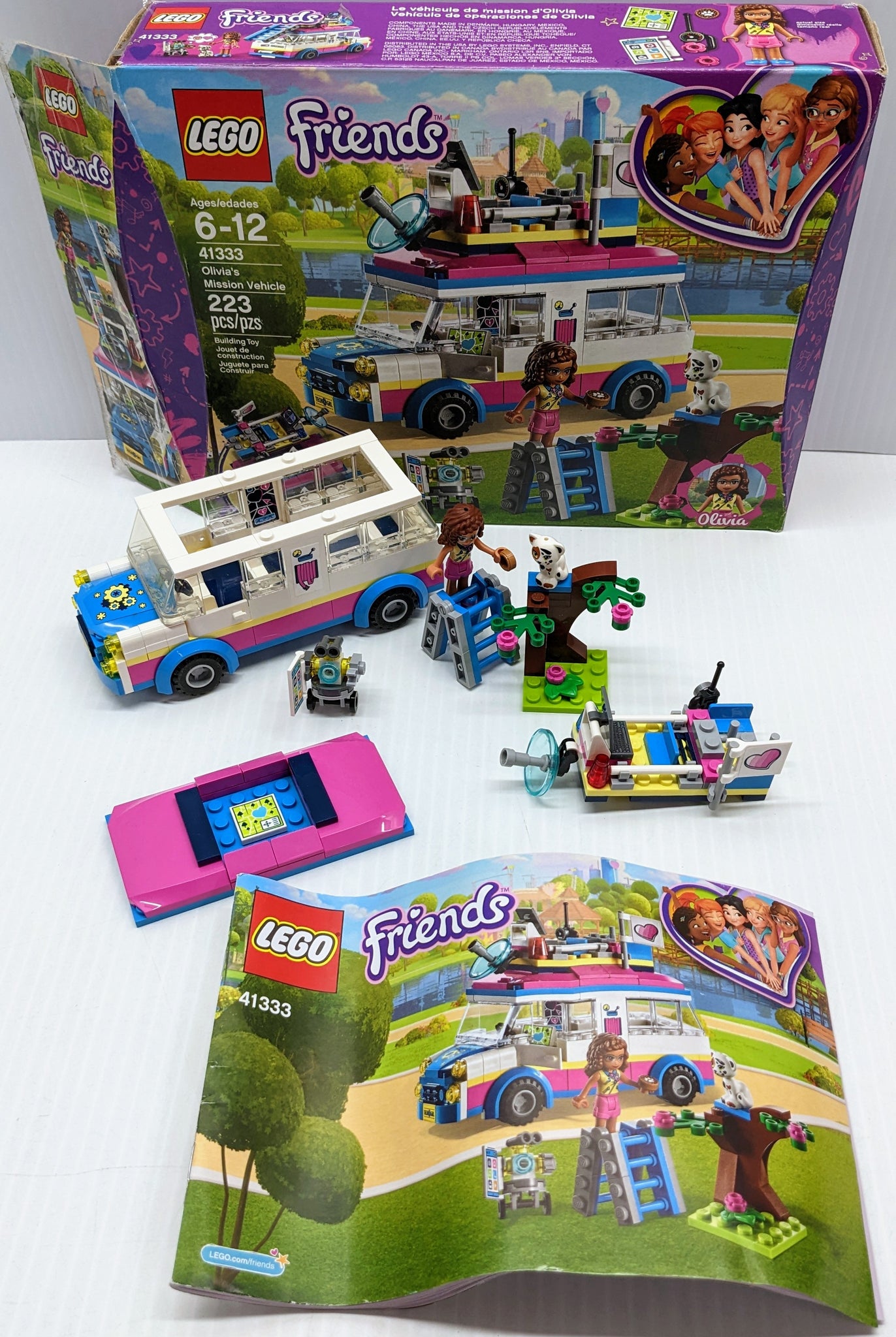 Lego friends 41333 olivia's mission vehicle hot sale