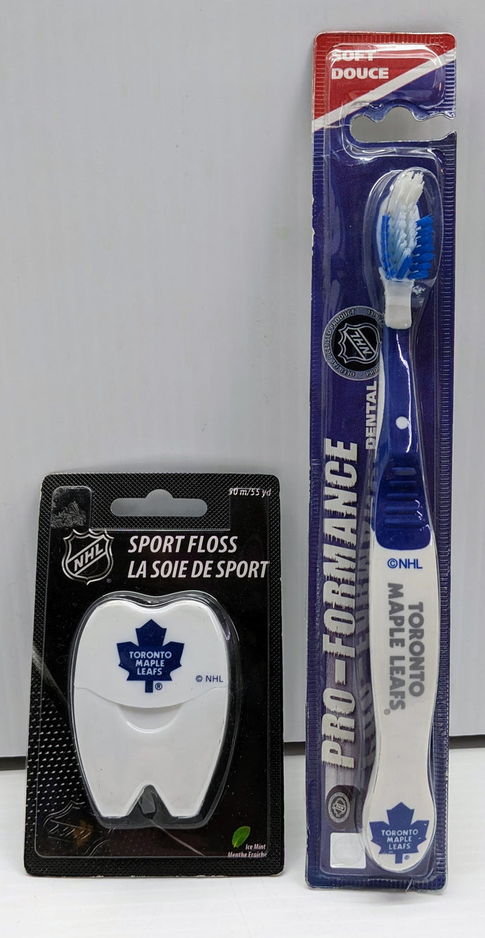 Toronto Maple Leafs Dental Care Set [New/Sealed]