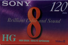 Load image into Gallery viewer, Sony 8mm 120 minute Video 8 Tape [New/Sealed]
