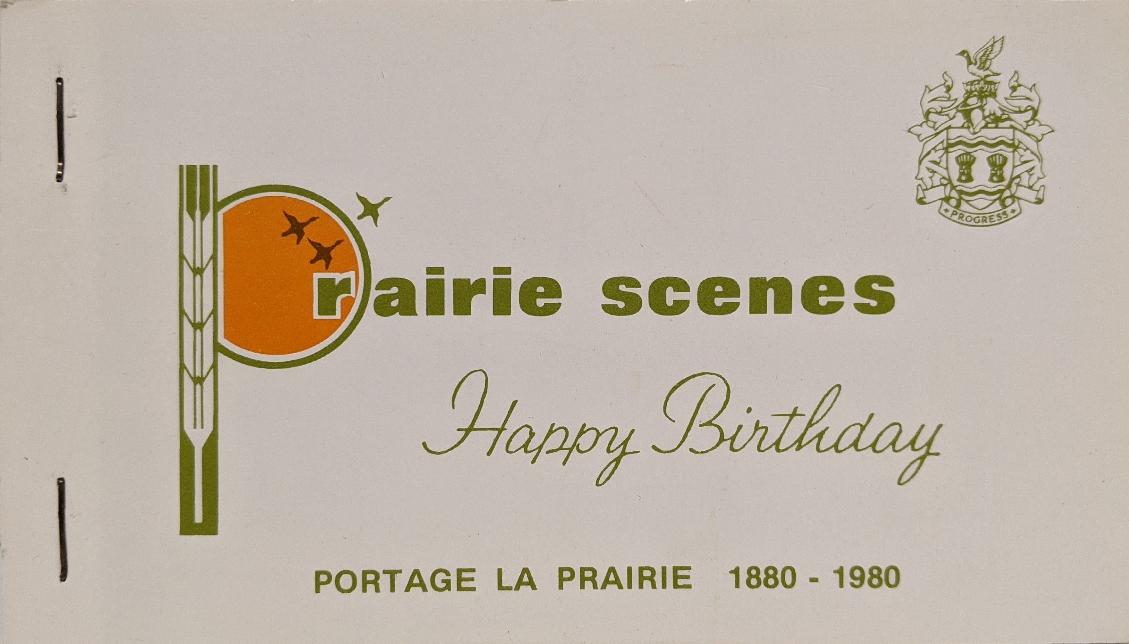 Prairie Scenes 1980 Postcard Booklet