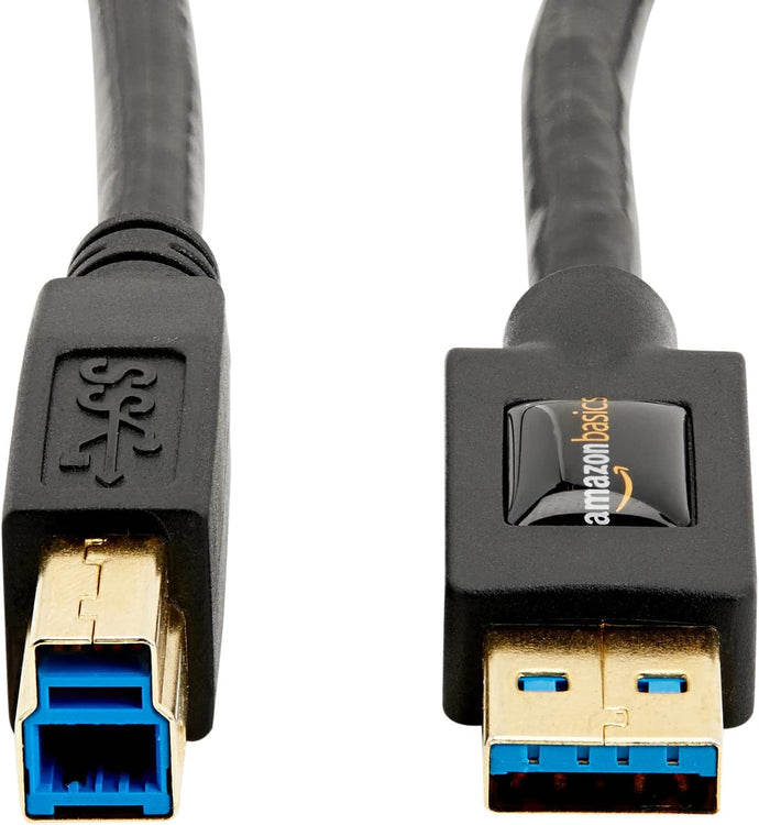 Amazon Basics High Speed USB 3.0 Cable - A-Male to B-Male - 9 Feet (2.7 Meters)