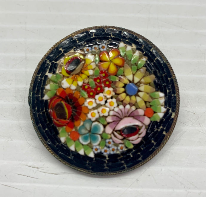 Italian Mosaic Pin