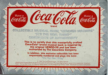 Load image into Gallery viewer, 90’s Coca-Cola Collectable Musical Bank
